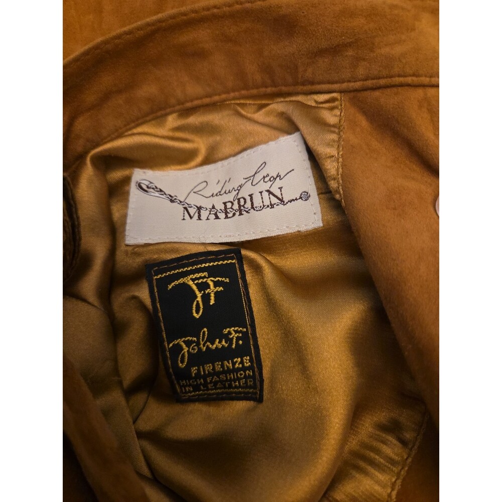 Riding Leap Mabrun Vintage Leather Maxi Skirt Please See Pictures For Measuremen - Picture 5 of 16